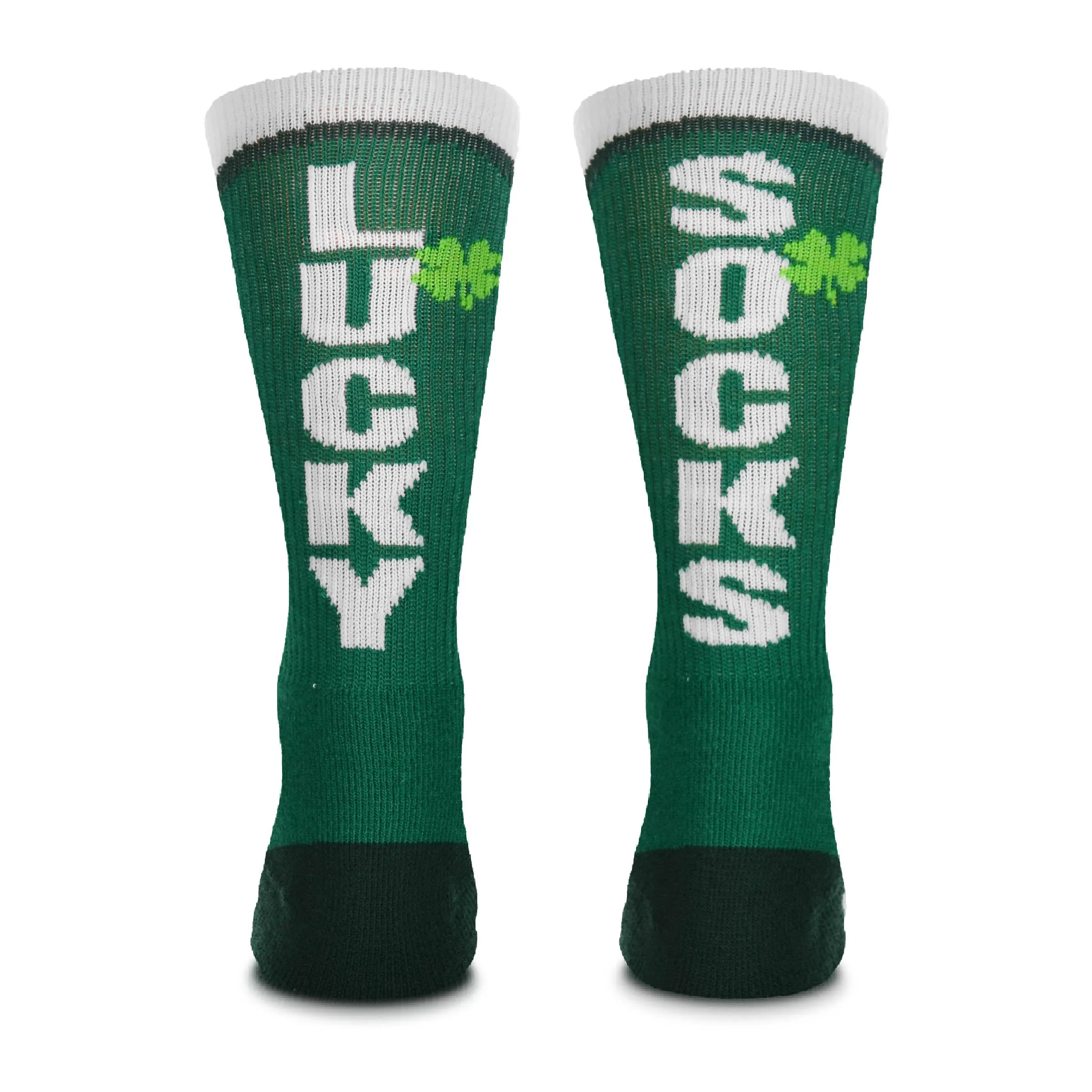 Green Bay Packers 4 Leaf Clover Luck V-Curve Socks