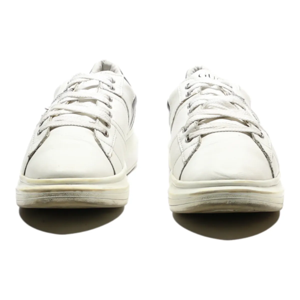 GUESS Sneaker Trainers White Leather Mens UK 8.5