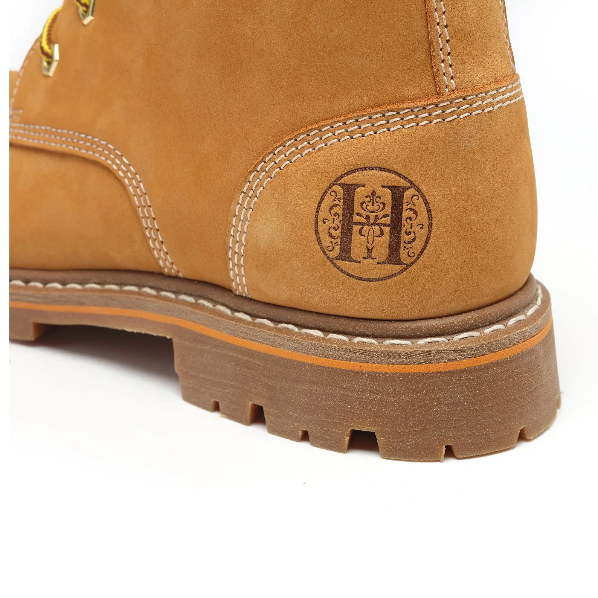 HANDPOINT H82103 Mens 4.7" Soft Toe Suretrack Leather Slip Resistant Durable Work Boots