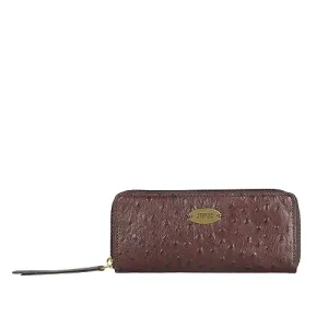 Hidesign womens EE TERESA WII Medium Choc Zip Around