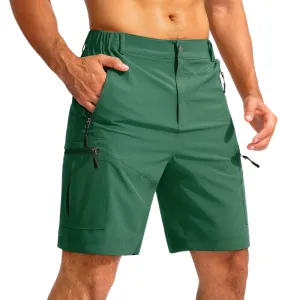Hiking Cargo Shorts With 5 Zipper Pockets