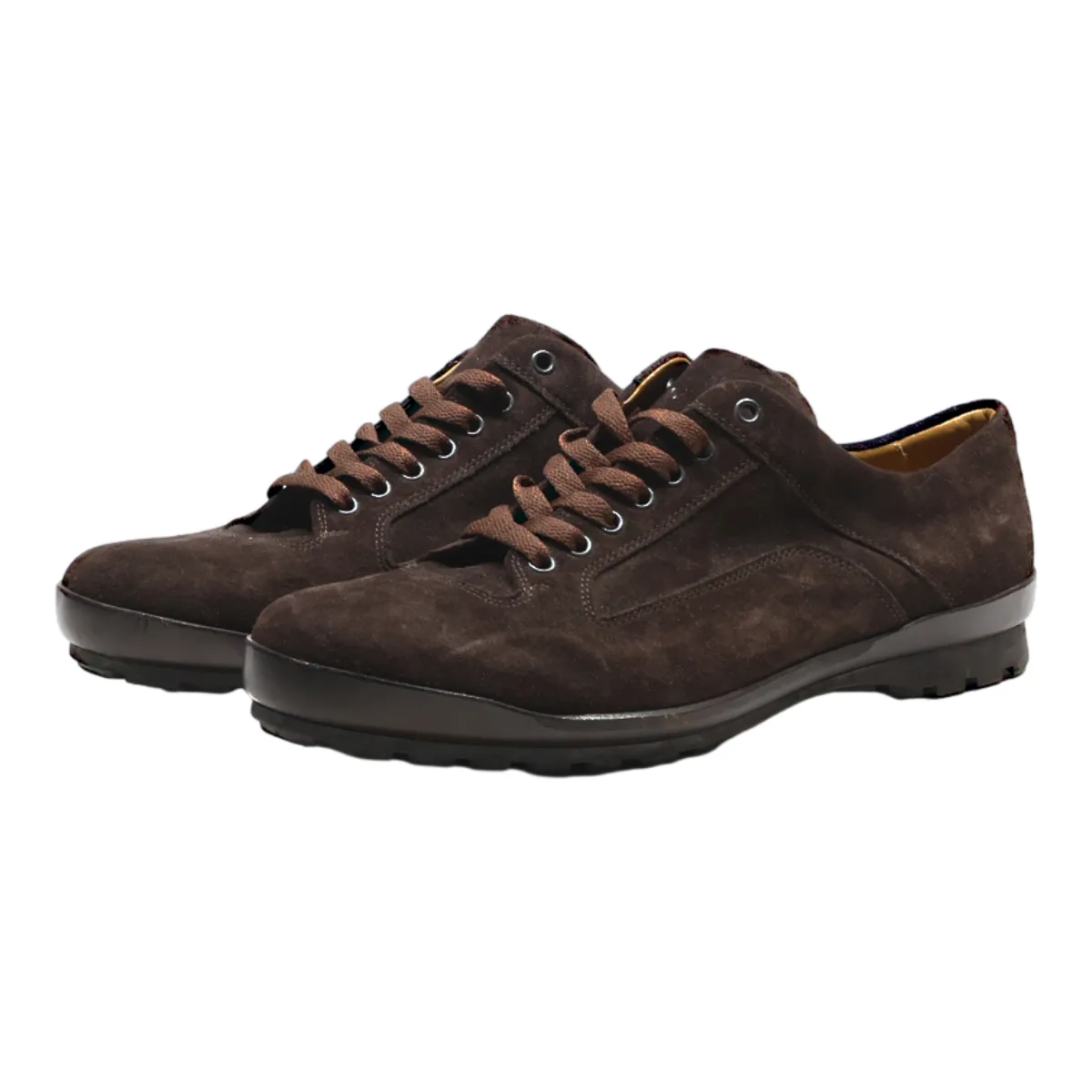 HUGO BOSS Sneaker Trainers Brown Suede Mens UK 8