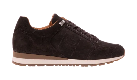 ID60382 Barker Seb Dark Brown Suede