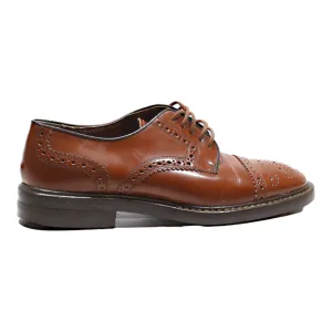 INGA Brogue Shoes Brown Leather Mens UK 7.5