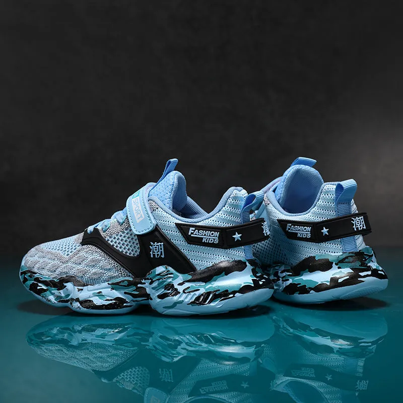INSTOCK- Children's breathable mesh trendy hollow running shoes