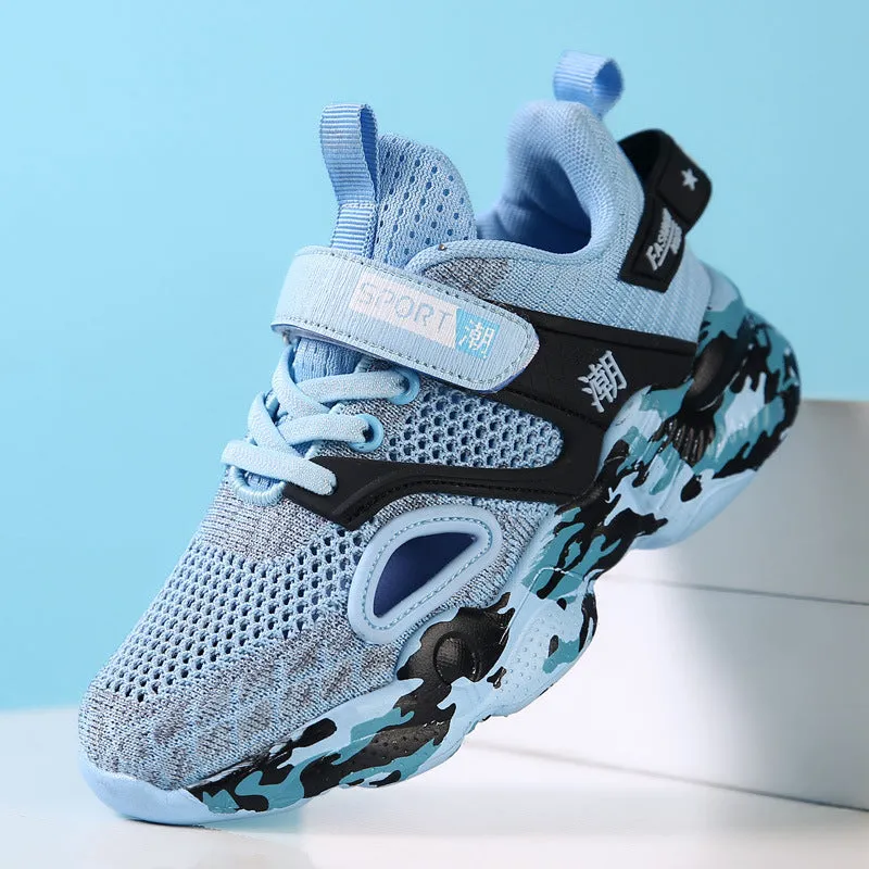 INSTOCK- Children's breathable mesh trendy hollow running shoes