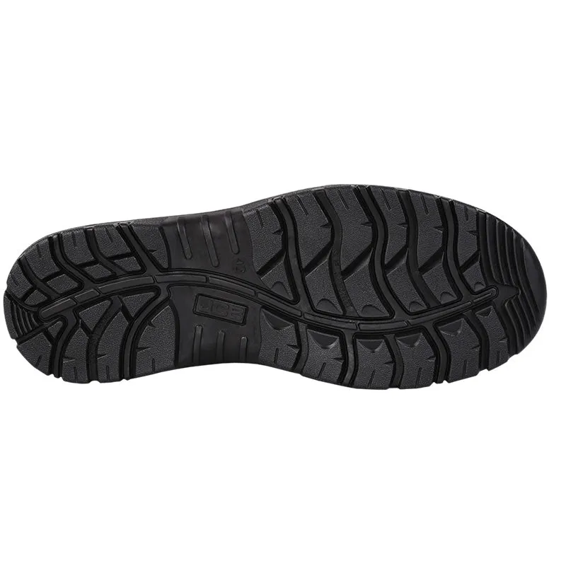 JCB Oxford Safety Shoe Leather Slip Resistant Black