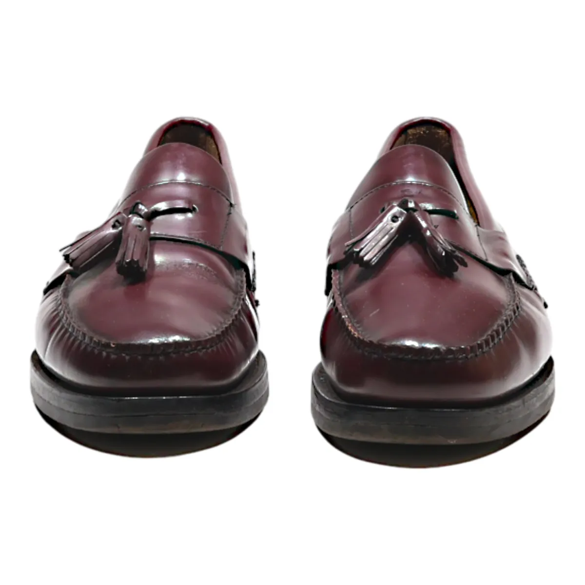 JOHN SPENCER Loafer Shoes Maroon Leather Womens UK 6
