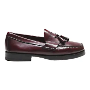 JOHN SPENCER Loafer Shoes Maroon Leather Womens UK 6