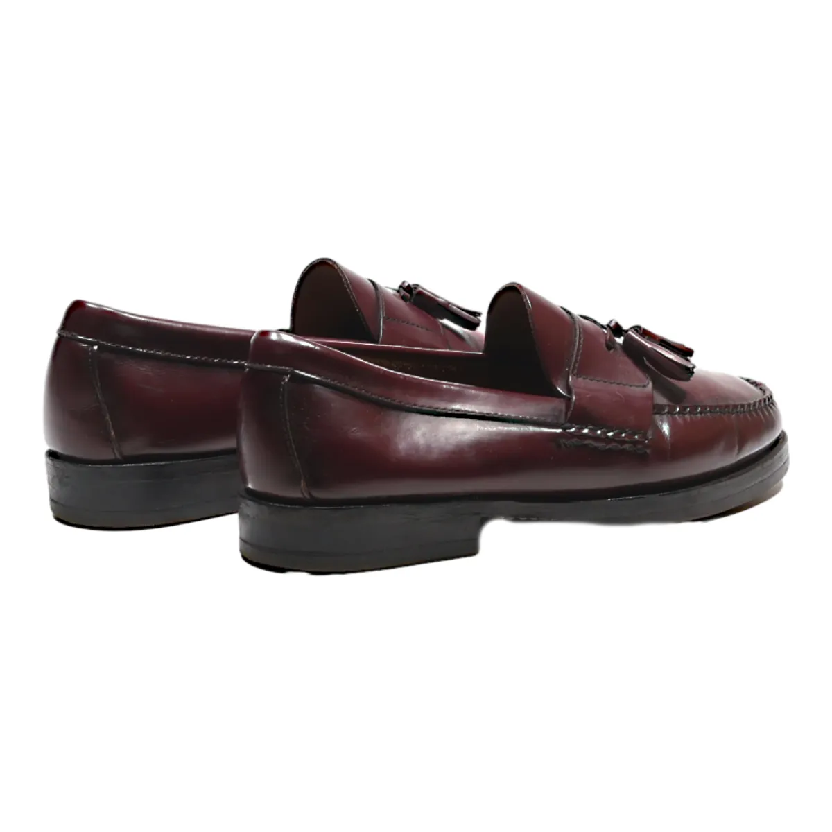 JOHN SPENCER Loafer Shoes Maroon Leather Womens UK 6