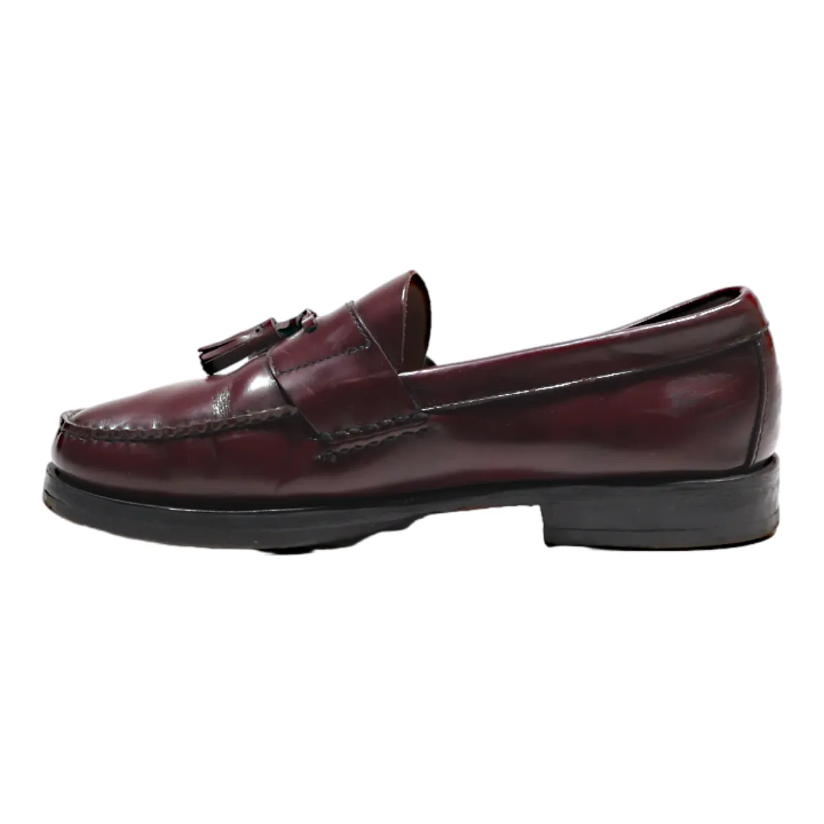 JOHN SPENCER Loafer Shoes Maroon Leather Womens UK 6