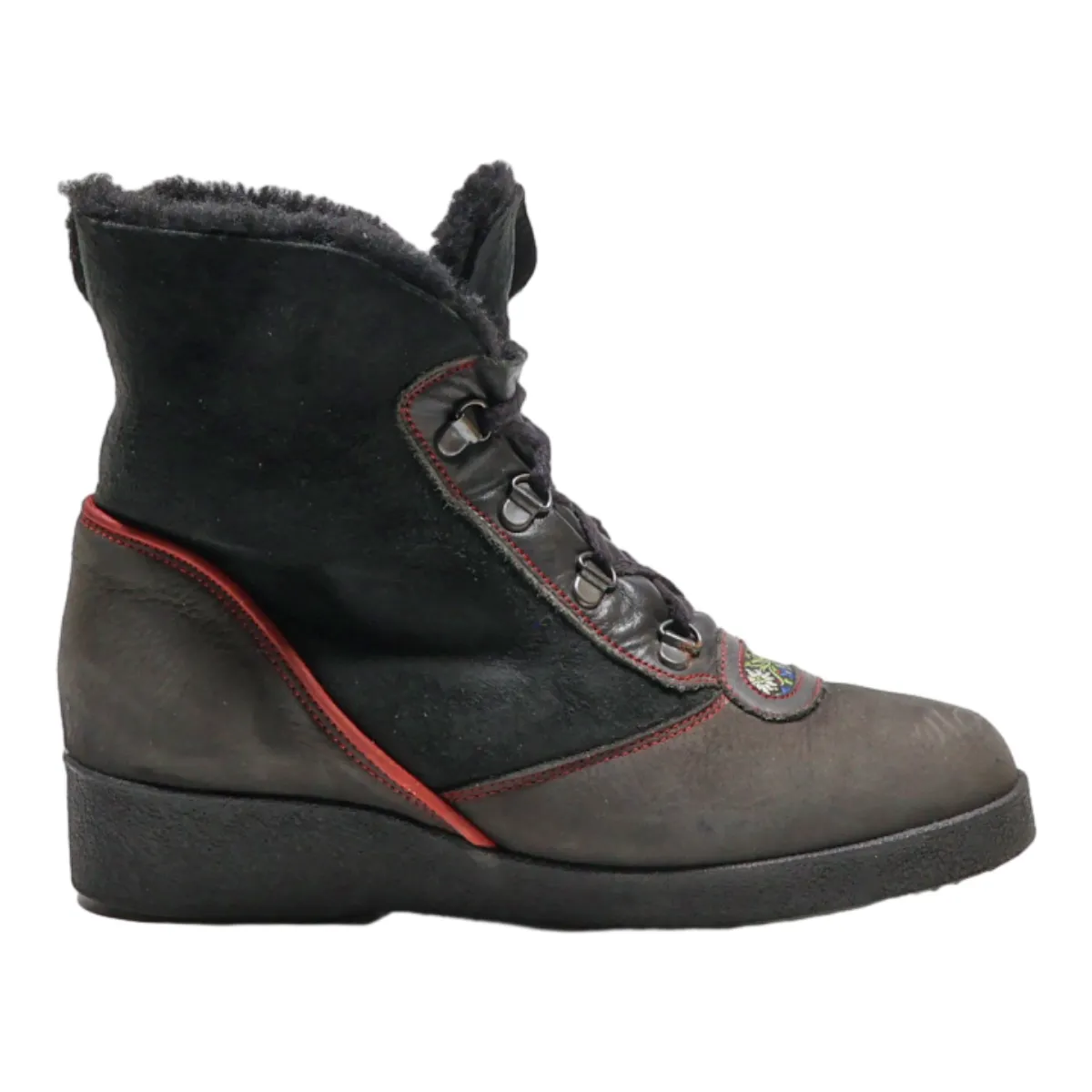KANDAKAR Snow Boots Black Synthetic Womens UK 3
