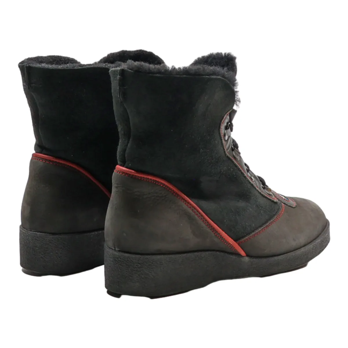 KANDAKAR Snow Boots Black Synthetic Womens UK 3