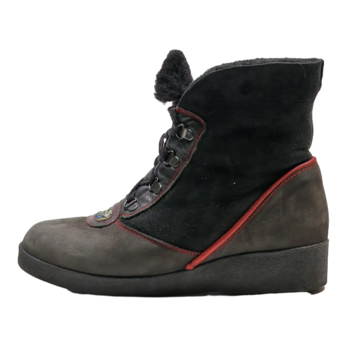 KANDAKAR Snow Boots Black Synthetic Womens UK 3