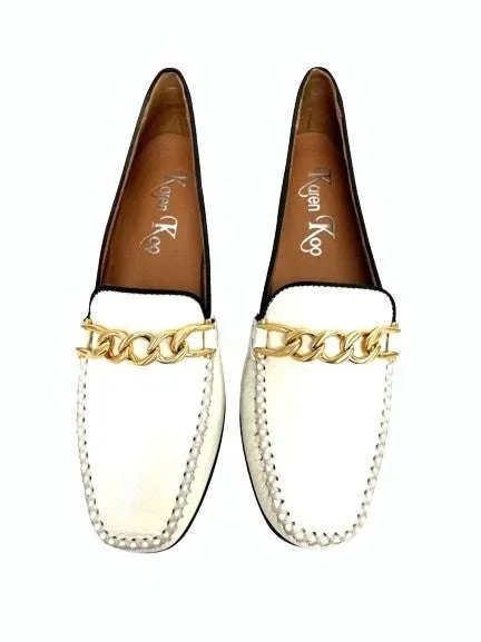 Karen Koo 51544WHT- Loafer