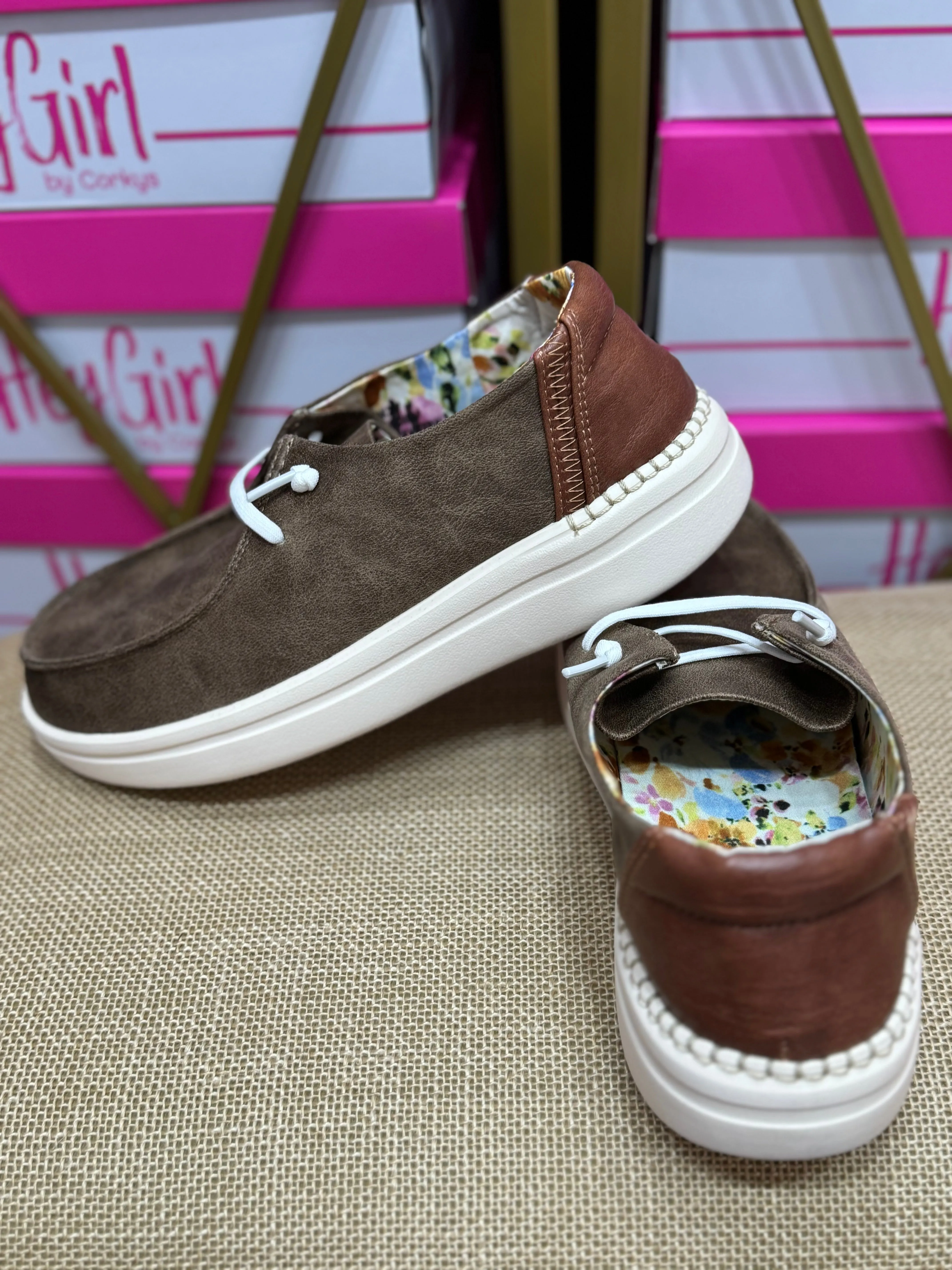 Kayak 2 by Corkys Footwear in Tan Distressed Final Sale