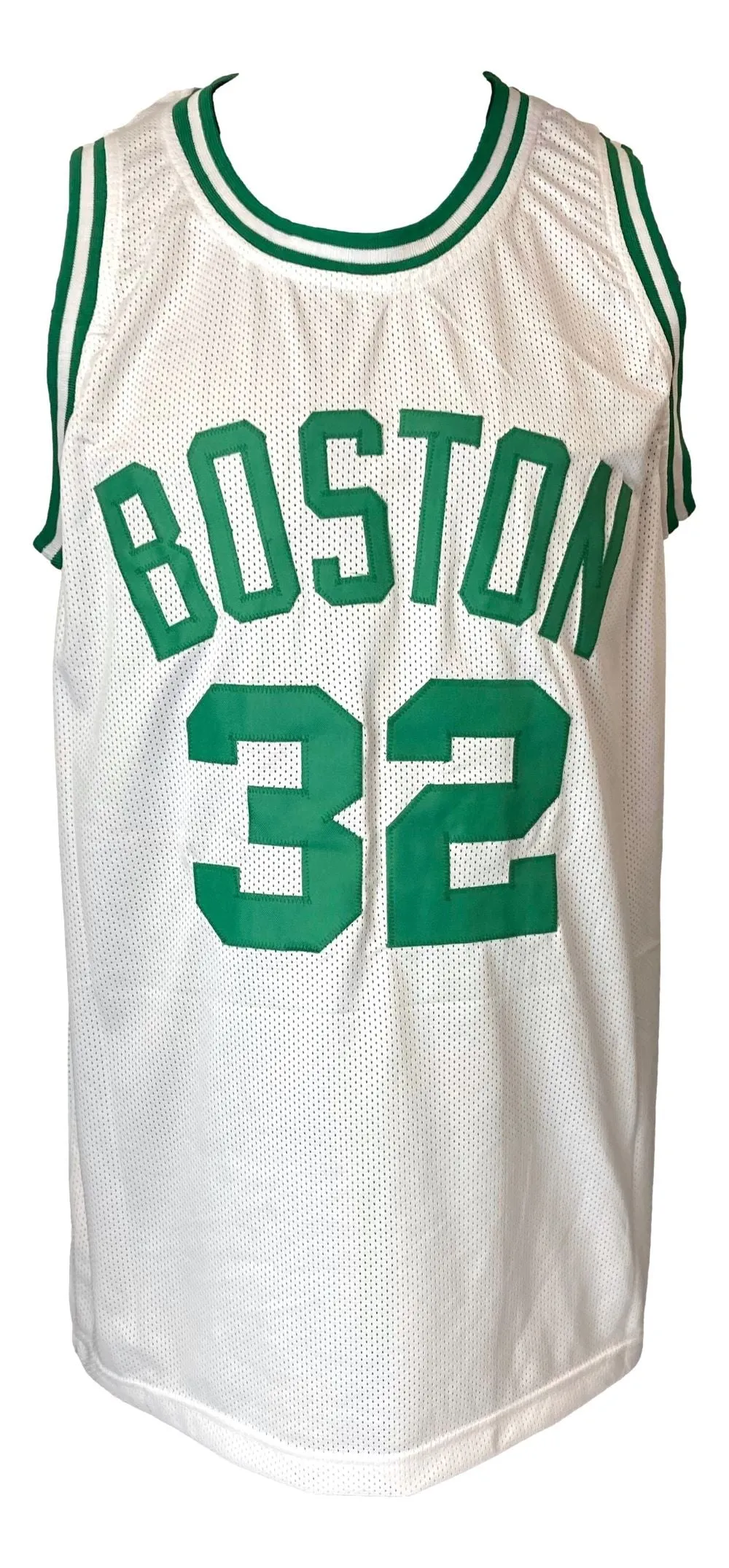Kevin McHale Boston Signed White Basketball Jersey Mounted Memories