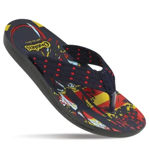Kid's Printed Flip Flop Sandals  - WK751 Blue Red