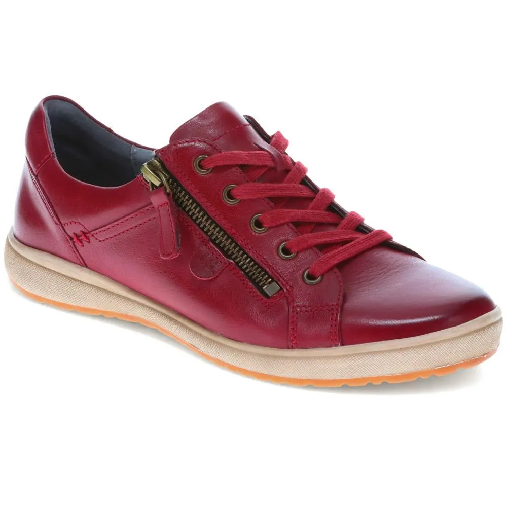 Lace-Up Leather Trainers - JOSEF40512 / 326 496
