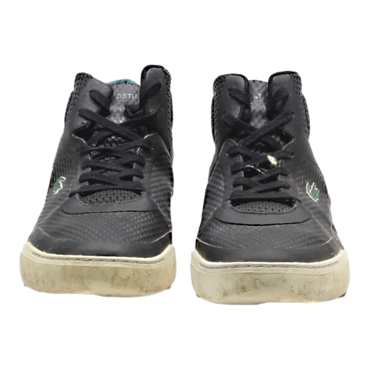 LACOSTE High Top Trainers Black Synthetic Mens UK 9.5