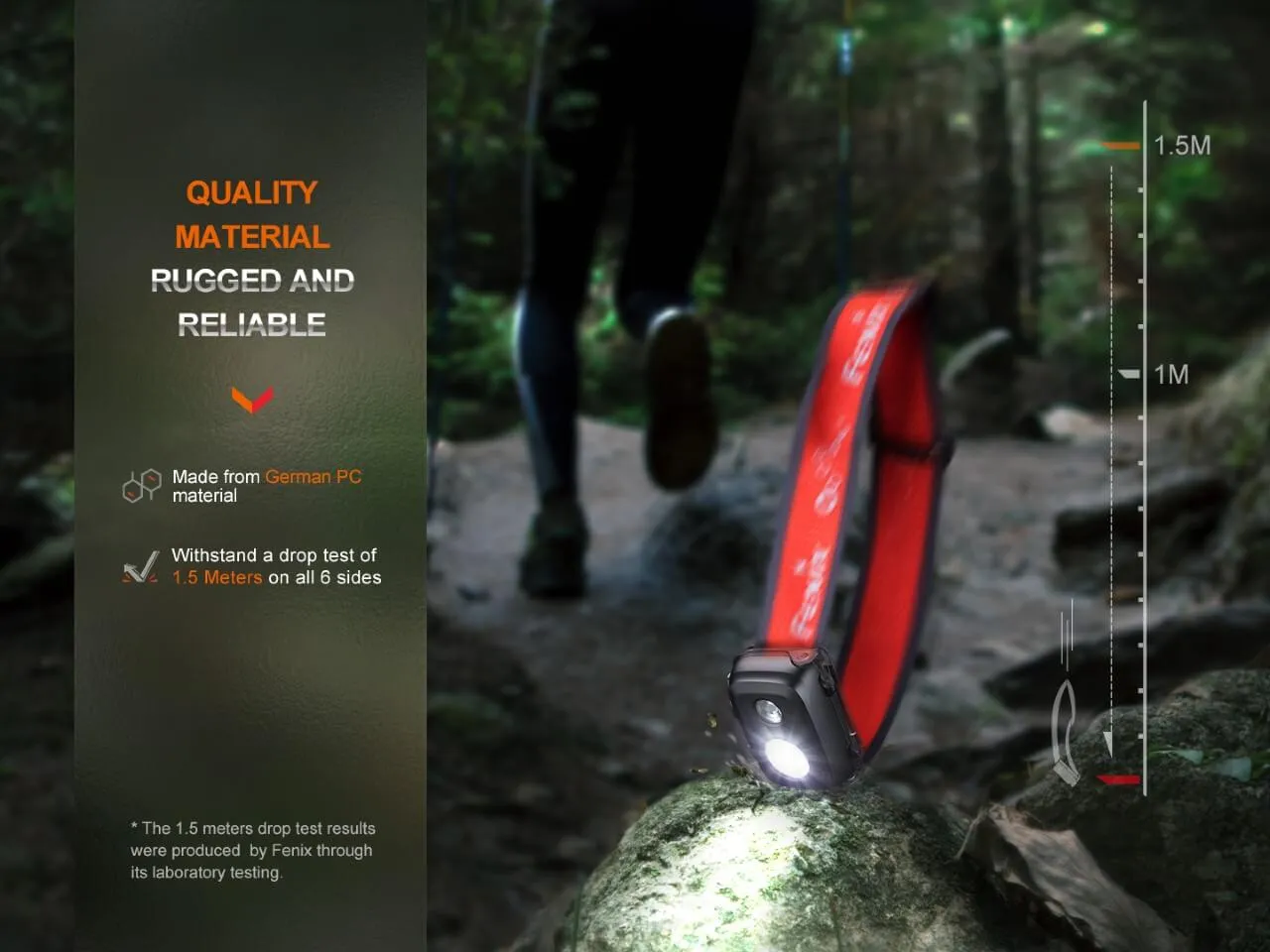 Lightweight Outdoor Hiking LED Headlamp - HL16