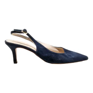 LODI Slingback Heels Blue Synthetic Womens UK 7