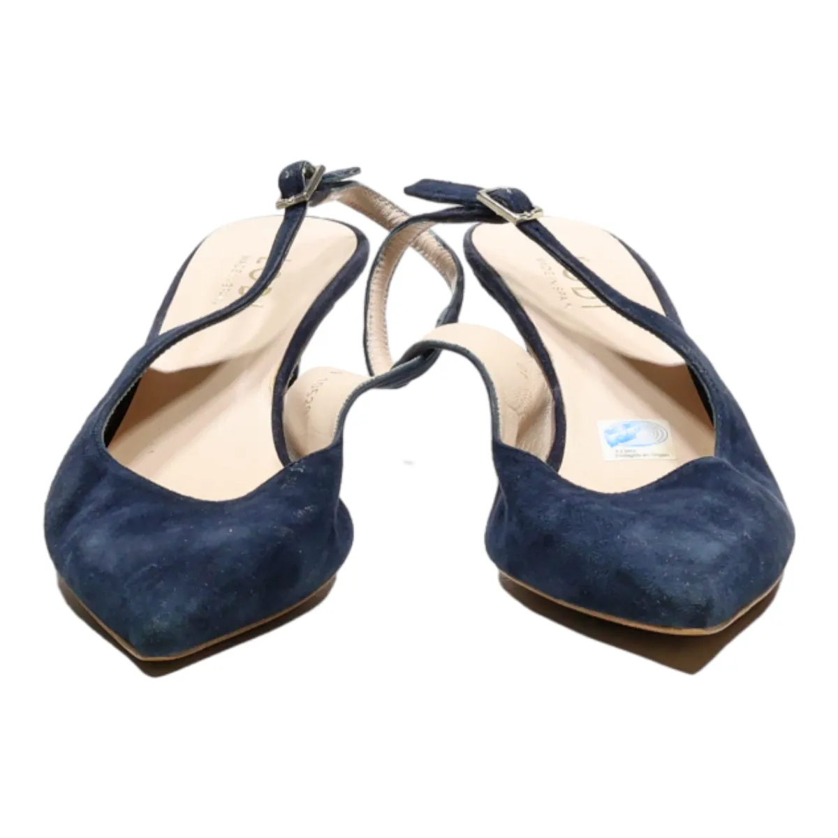 LODI Slingback Heels Blue Synthetic Womens UK 7