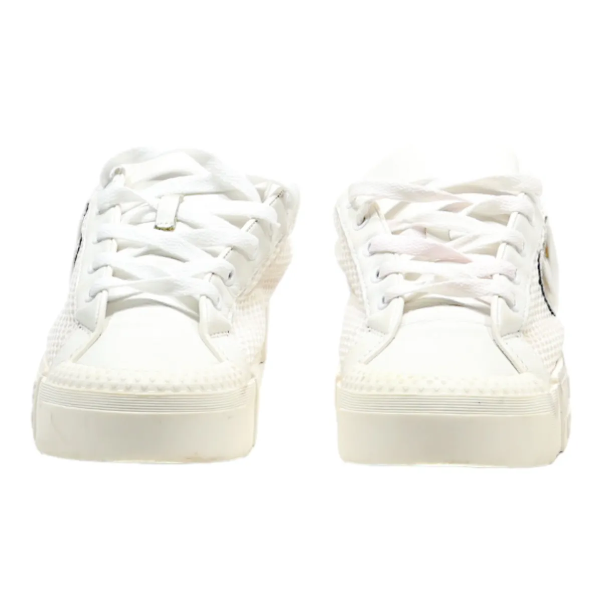 LOVE MOSCHINO Sneaker Trainers White Synthetic Womens UK 5