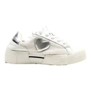 LOVE MOSCHINO Sneaker Trainers White Synthetic Womens UK 5