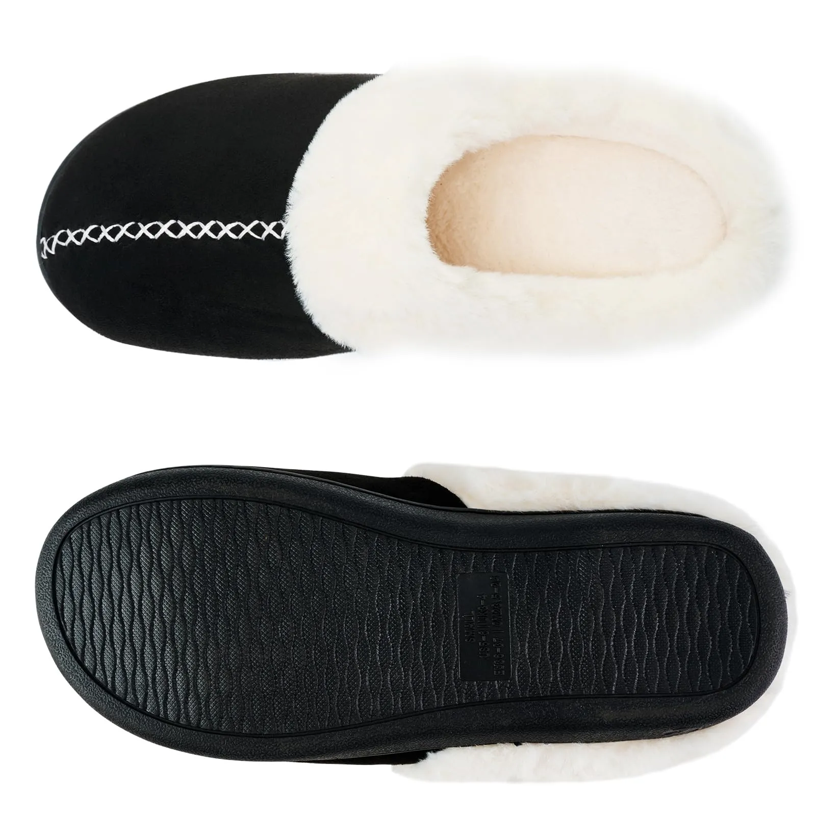 Memory Foam Slippers for Women, Non-Slip, Indoor/Outdoor