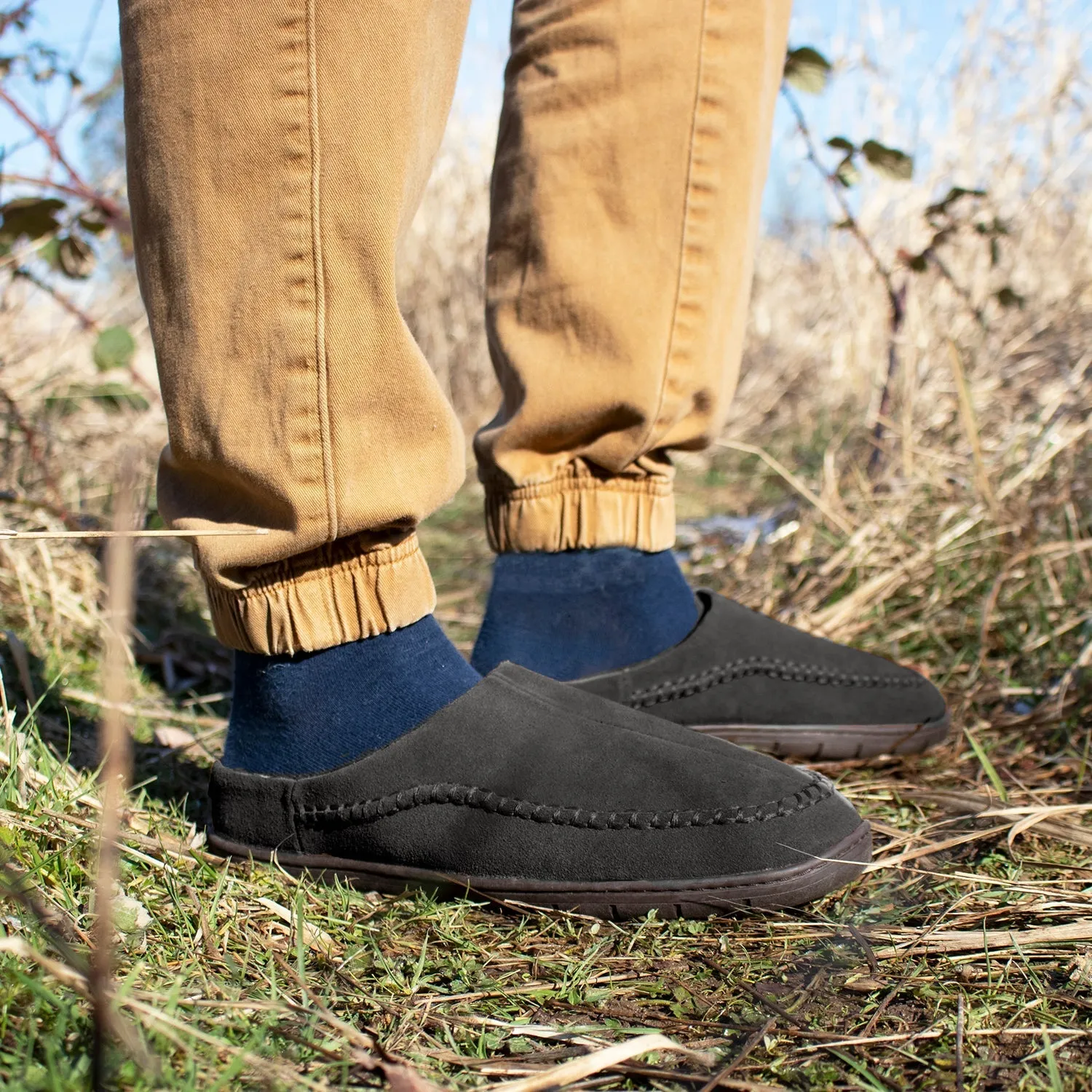 Men's Cypress Slipper - Charcoal