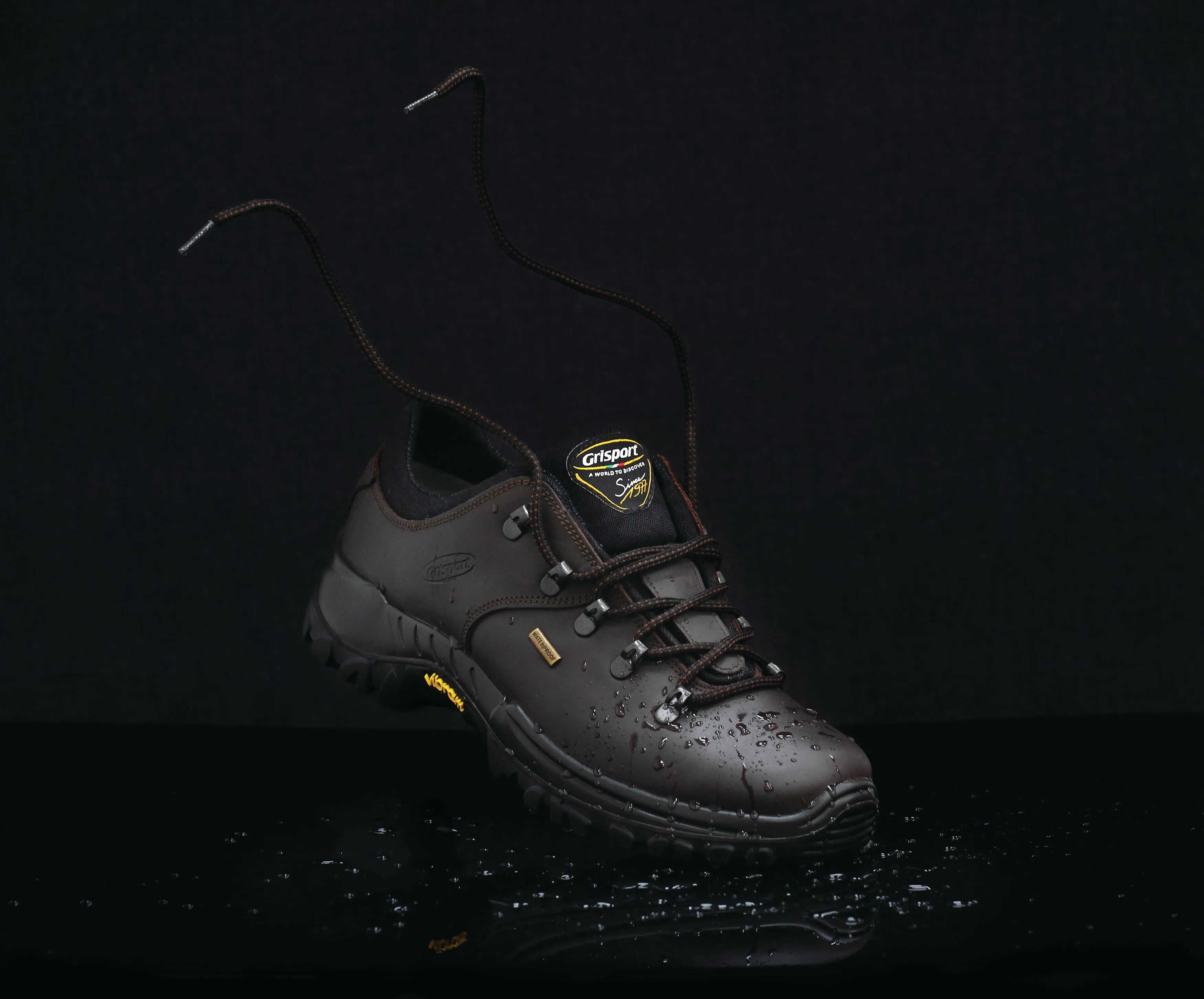 Mens Dartmoor Spo-Tex Brown Walking Shoes