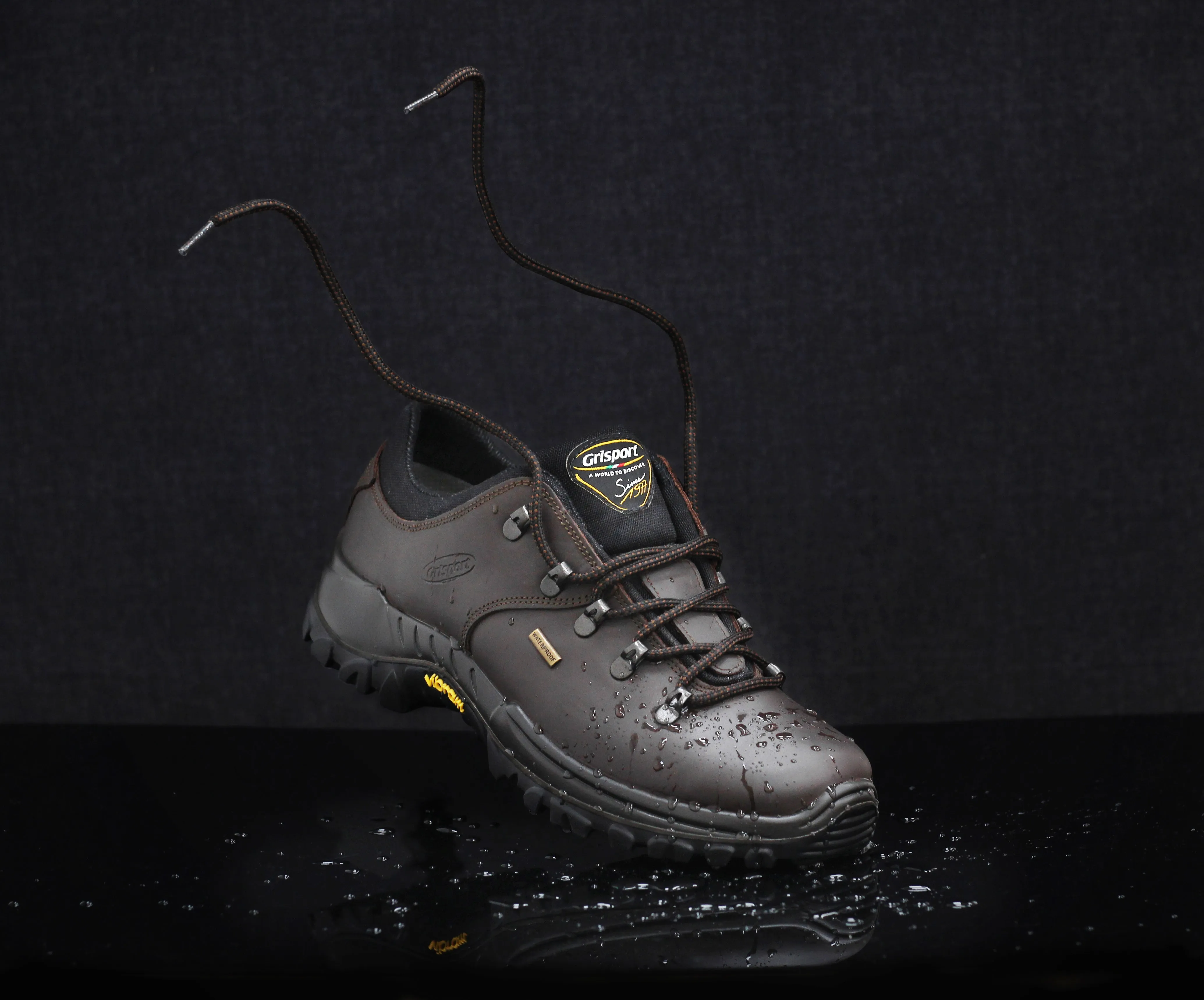 Mens Dartmoor Spo-Tex Brown Walking Shoes