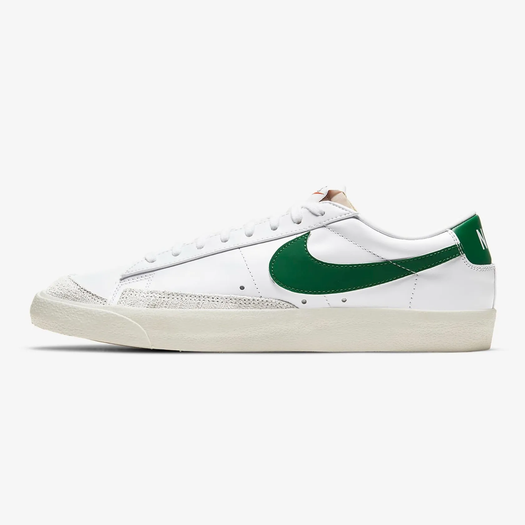 Men's Nike Blazer Low '77 (White/Sail/Pine Green)(DA6364-115)