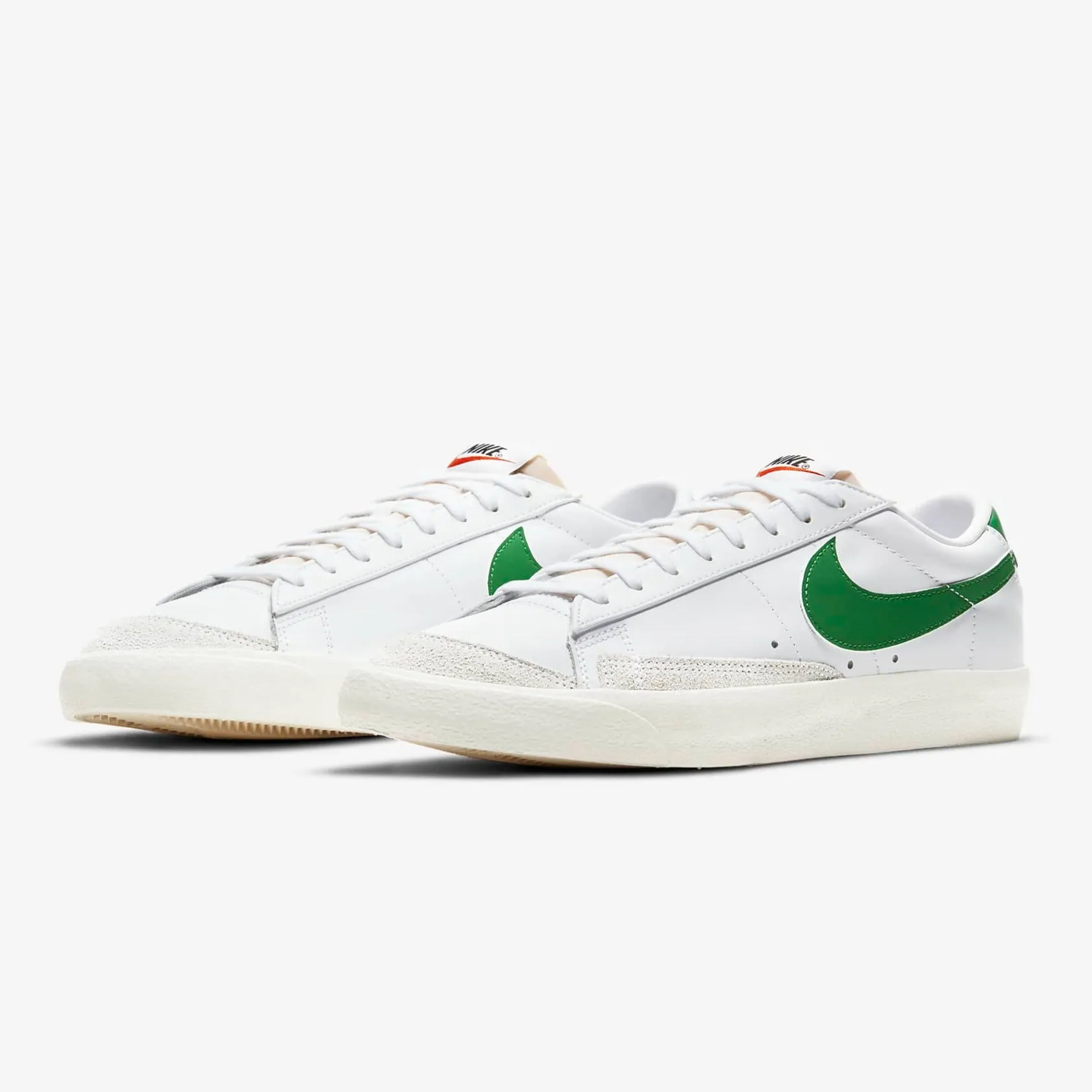 Men's Nike Blazer Low '77 (White/Sail/Pine Green)(DA6364-115)