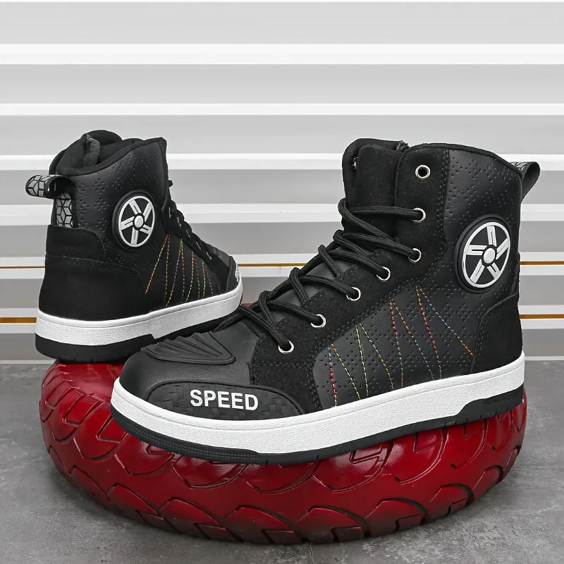 Mens Riding Shoes | Ventilated NonSlip Motorcycle Sneaker