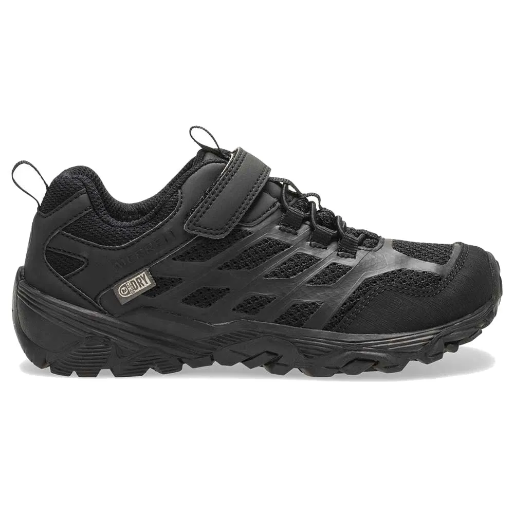 Merrell Kid's Moab FST Low Waterproof Sneaker - Black