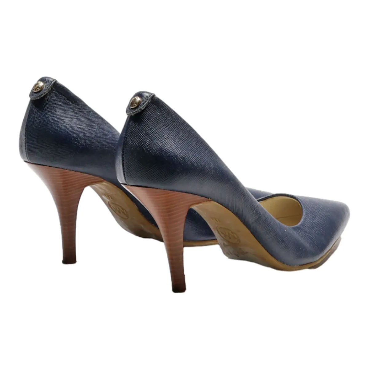 MICHAEL KORS Pump Heels Blue Leather Womens UK 5