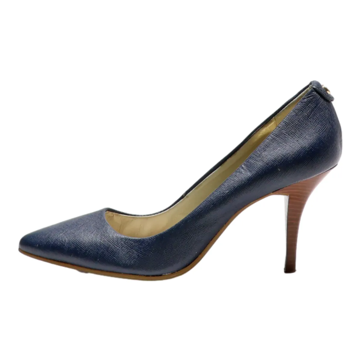 MICHAEL KORS Pump Heels Blue Leather Womens UK 5