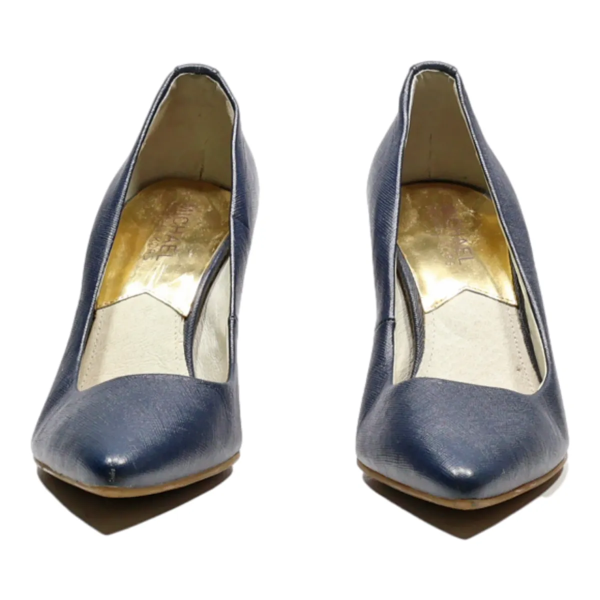 MICHAEL KORS Pump Heels Blue Leather Womens UK 5