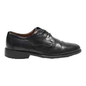 MICHIELON Brogue Shoes Black Leather Womens UK 5.5