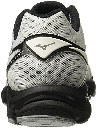 Mizuno Men R638B53 Wave Catalyst White/Silver/Black Running Shoes-6 UK/India (39 EU) (J1GC163305)