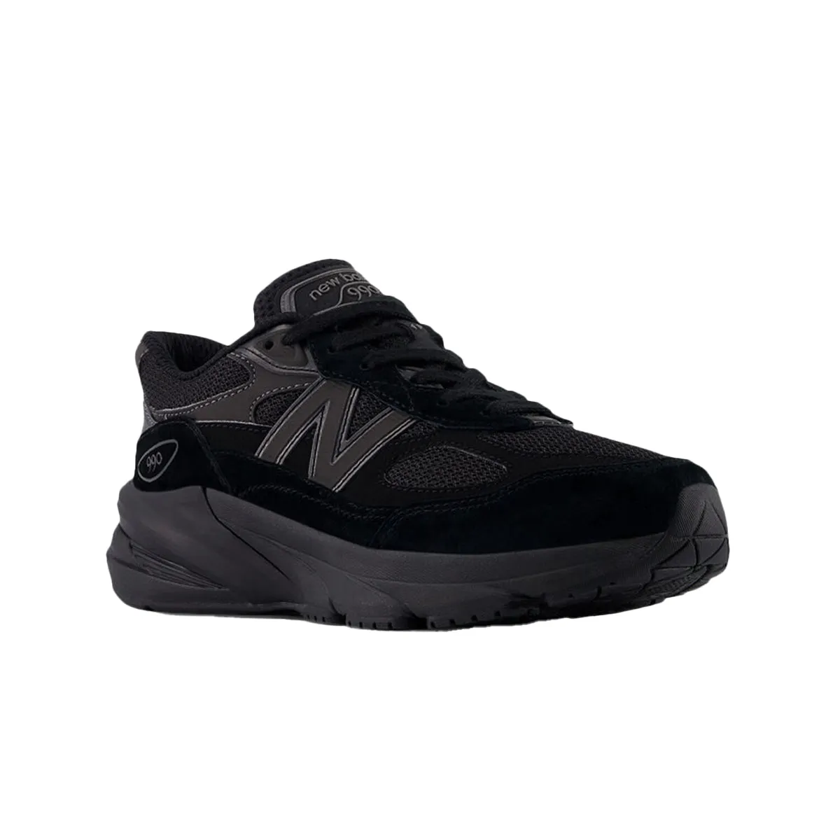 New Balance Grade School 990 Running Sneakers GC990BB6 Black/Black Metallic