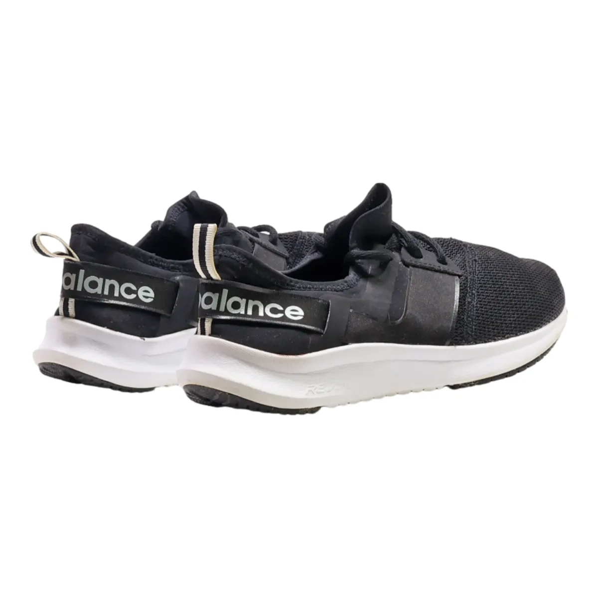 NEW BALANCE Low Top Trainers Black Synthetic Womens UK 8