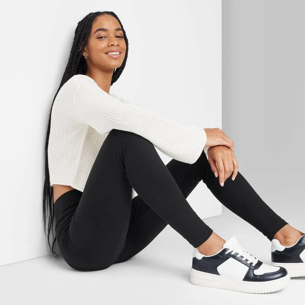 New - Wild Fable Women's Low-Top Casual Lace-Up Faux Leather Sneakers
