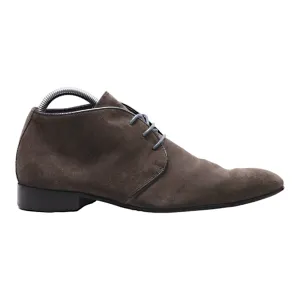 NICOLA BENSON Derby Shoes Grey Suede Womens UK 7