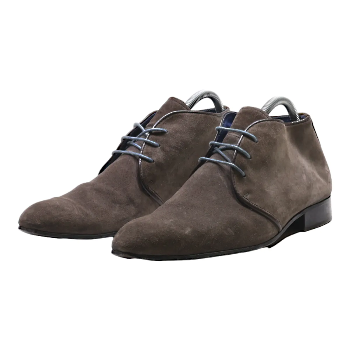 NICOLA BENSON Derby Shoes Grey Suede Womens UK 7