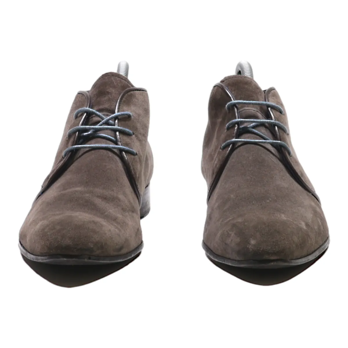 NICOLA BENSON Derby Shoes Grey Suede Womens UK 7