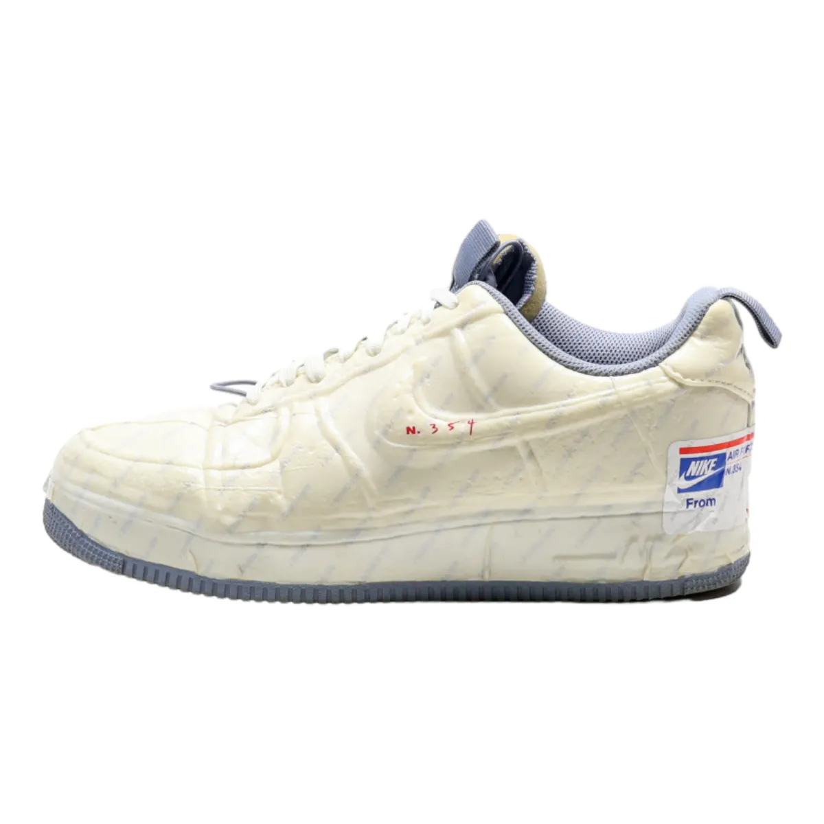 NIKE Air Force 1 2021 Sneaker Trainers White Synthetic Mens UK 9