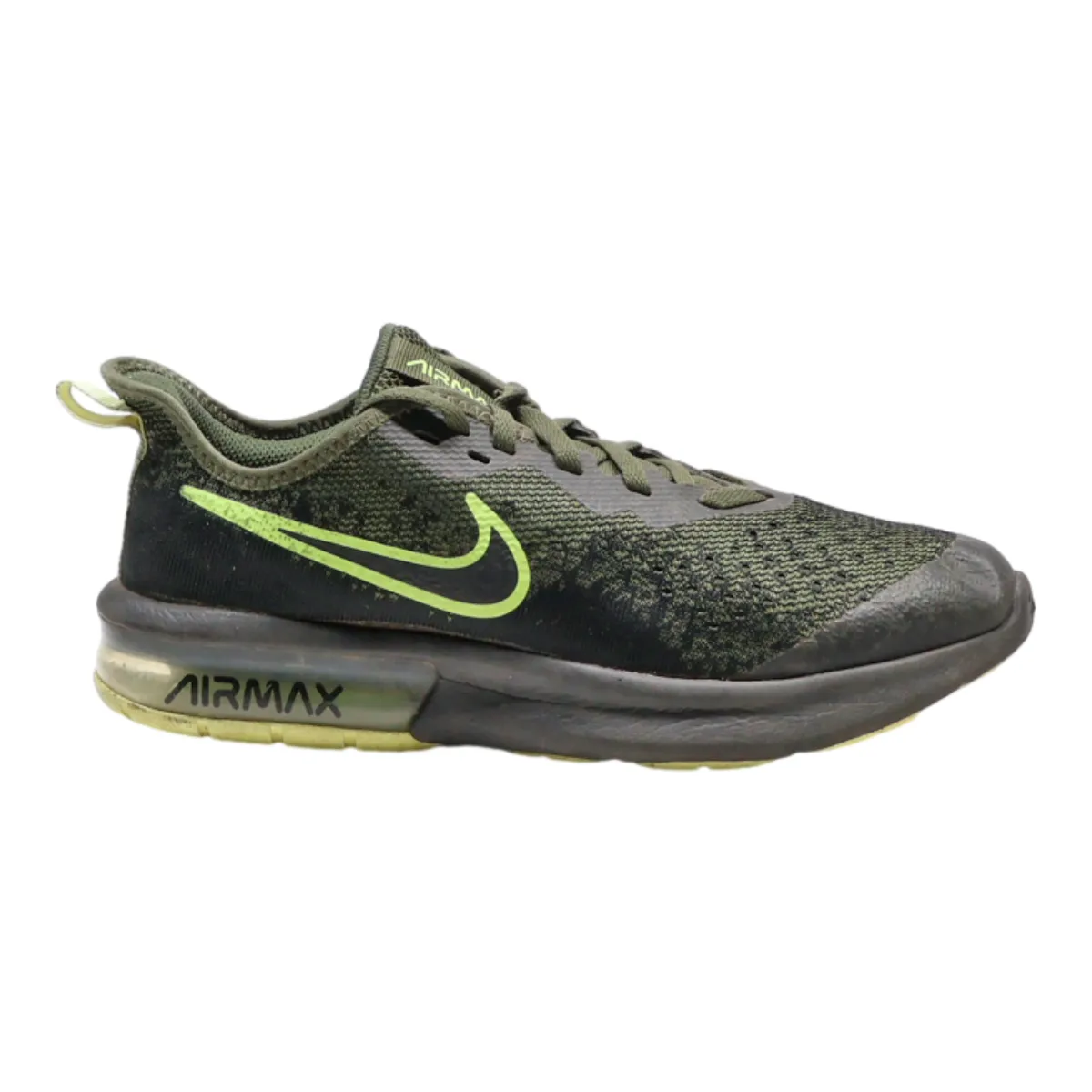 NIKE Airmax Sneaker Trainers Green Synthetic Mens UK 6